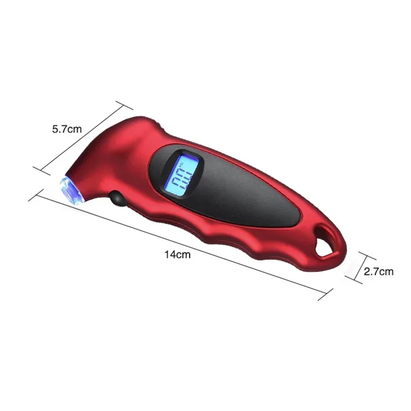 Tire Pressure Gauge Backlight High-precision Digital Tire Pressure Monitoring Car Tyre Air Pressure Gauge Meter LCD Display