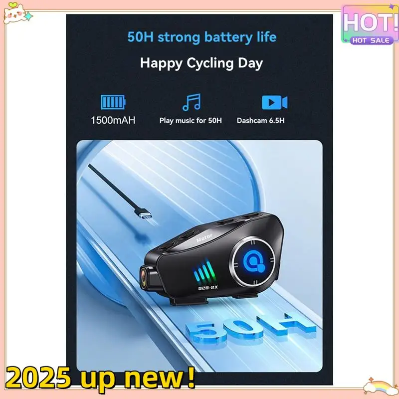 

Стильная гарнитура для мотоциклетного шлема Q28-2X, WIFI, Bluetooth, HD 1080P, записывающее устройство вождения, беспроводная камера, запись вызовов и видео