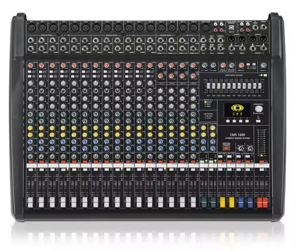 High Quality CMS1600 o Mixer Inteace with Double DSP Effectors 16 Channel