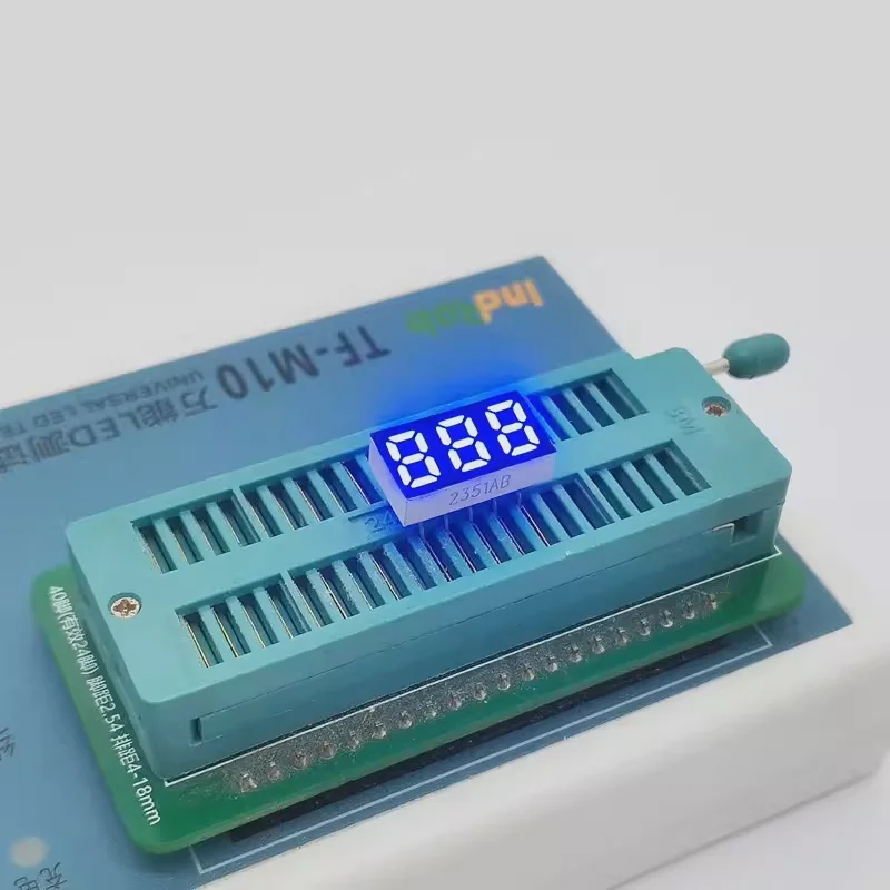 150PCS/LOT  0.25-inch 3-digit blue digital display tube 2531AB (common cathode)