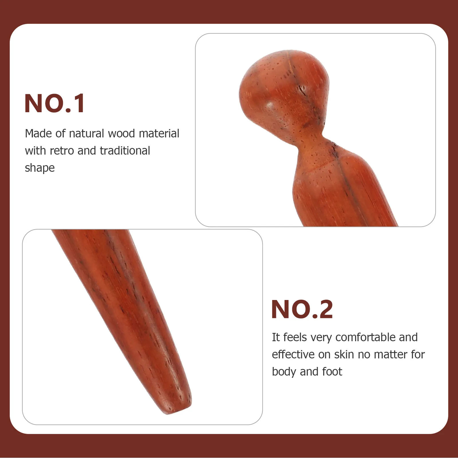 

3 шт., массажные палочки для ног из натурального дерева, инструменты для рефлексологии, массажер для акупунктурных точек, снимает боль в ногах, стресс, деревянный массажный стержень