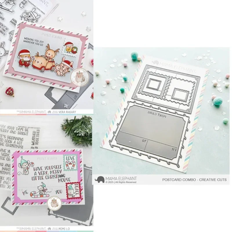 Docket Lil ATC Box Clear Siliconen Stempels En Matrijzen voor DIY Schroot Boeking Bullet Journal Craft Supplies Stempel Fotoalbum Kaart
