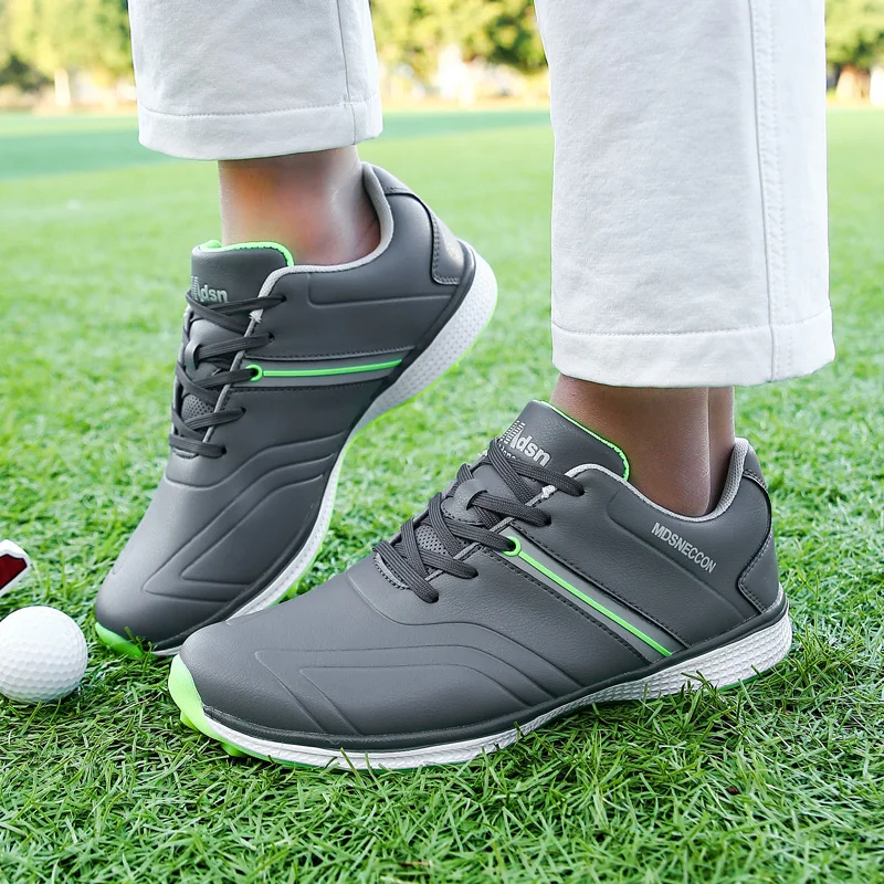 

Golf Sneakers Men Waterproof Golfer Sport Shoes Women's Golf Non Slip Golfing Shoes Outdoors Golf Turf Comfortable Walking Shoes