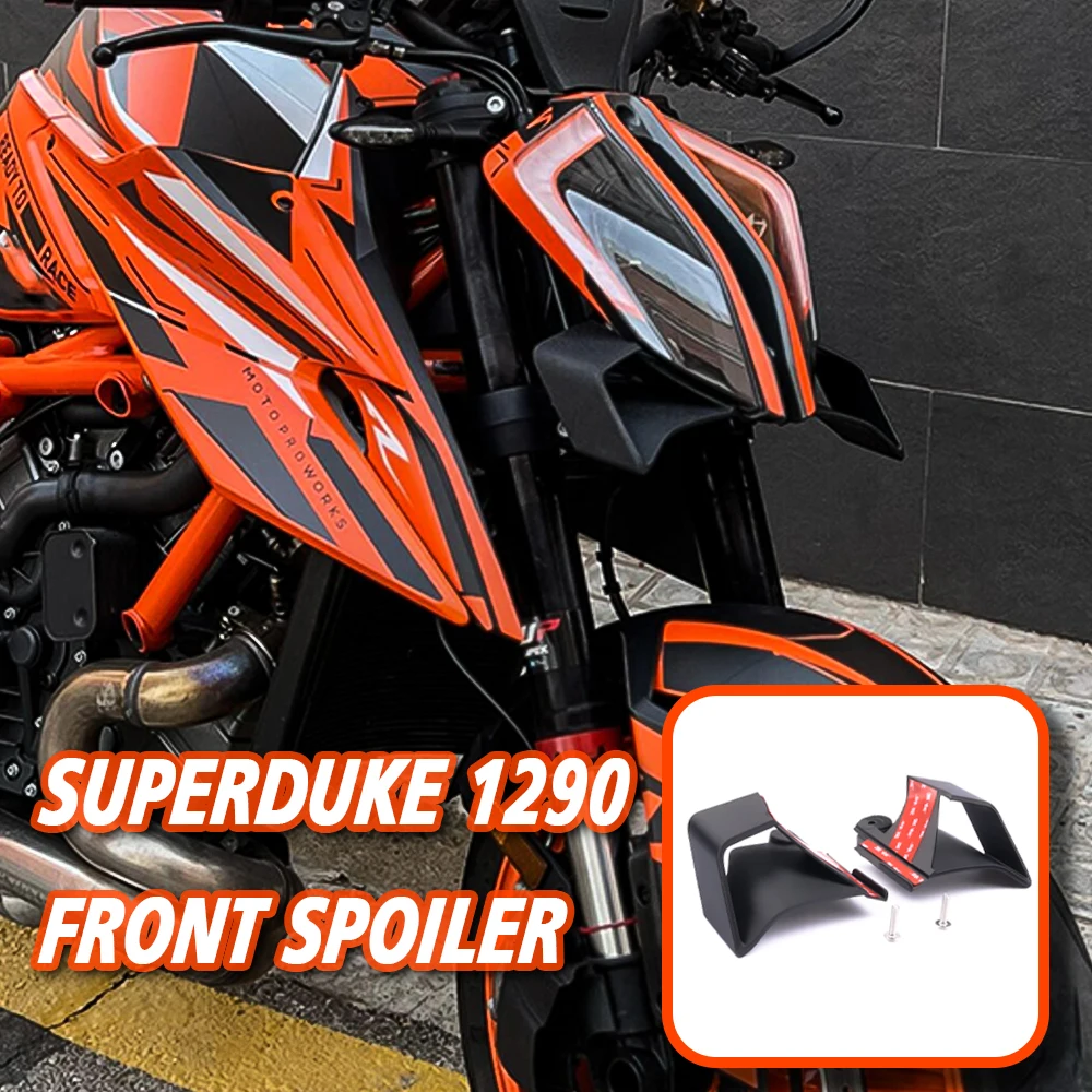 

For SUPER DUKE 1290 Motorcycle Accessories WING DOWNFORCE NAKED FRONTAL SPOILERS Front spoiler Lower spoiler lower lip