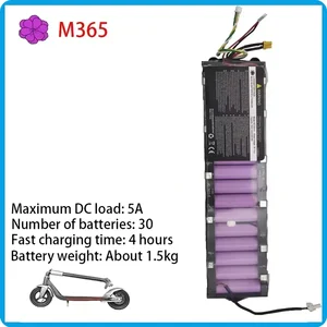 Xiaomi, Pil Elektrikli Scooter, 18650 Hücre Şarj Edilebilir Lityum pil Bluetooth BMS, 36V, 10500mAh, M365, Yeni Scooter için 6 büyük pil satışı-no. 4