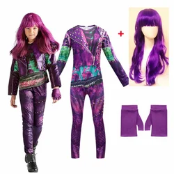 Costume Cosplay Audrey Evie Evil Mal Descmot3 pour Bol, ixd'Anniversaire, Costume d'Halloween, Perruque pour Enfants, Déguisement