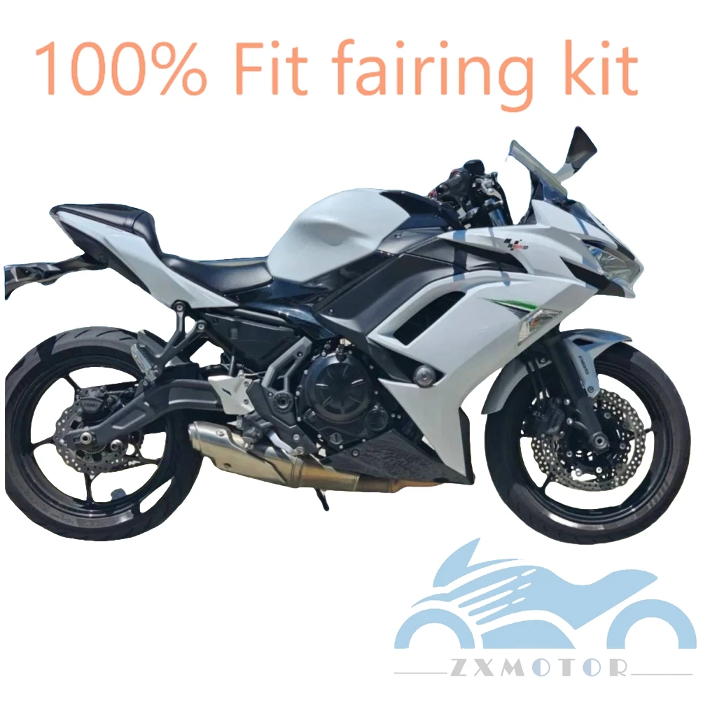 New ABS Motorcycle Fairings Kit Fit For Ninja650 ER-6F EX 650 2021 2022 2023 KAWASAKI 20  21 22 23 Bodywork Shell Custom