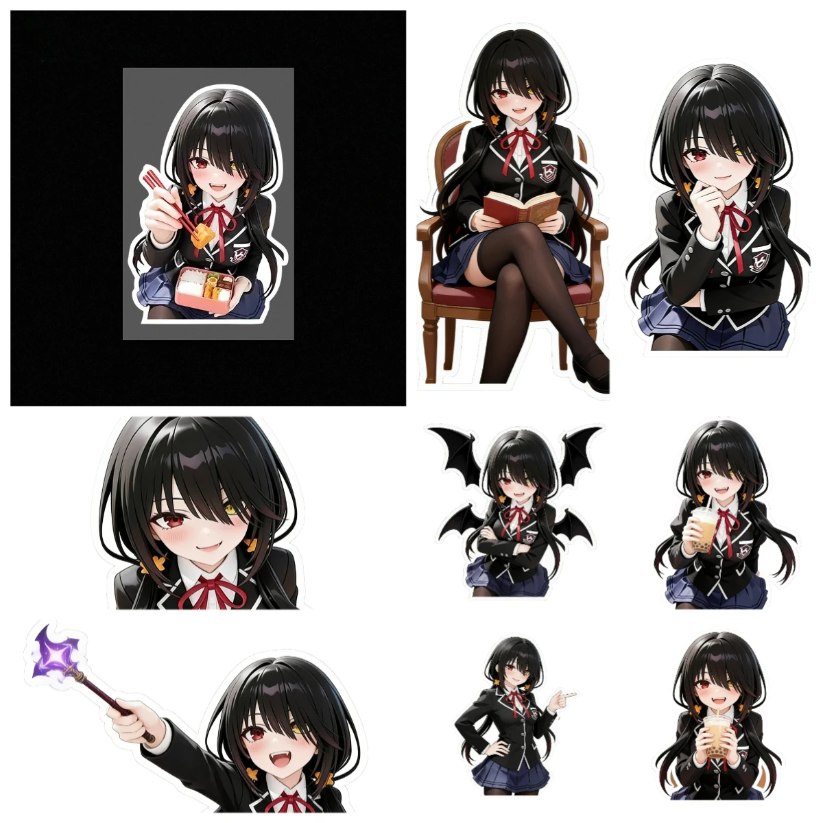 

Car Stickers Anime Vinyl Decals for Auto Car Mirror Bumper Window Waterproof Decorative Stickers DIY Car Accessories