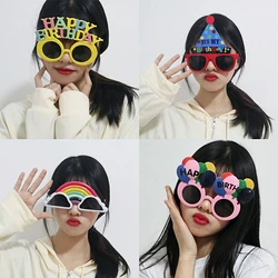 Multi Style Creative Glasses Happy Birthday Sunglasses Funny Party Props For Home Party Decoration Supplies