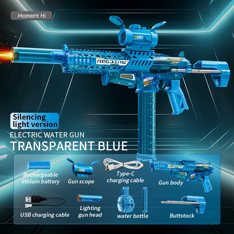 MK9 Pulse Children Electric Water Gun Automatic Water Absorption