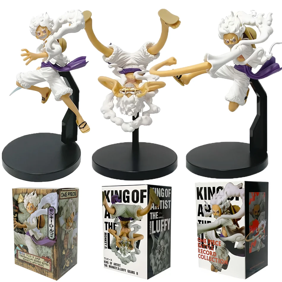 Japanischer Anime One Piece Sonnengott Nika Ruffy Handgemacht V1 2 3 Nika Ruffy PVC Modell Desktop Ornament Anime Peripherie Geburtstagsgeschenk
