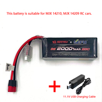 Mjx Hyper Go 14301/14302 1607/16208/16209/16210 14210/14209 H16 2S 3S Original Battery Rc Car Accessories