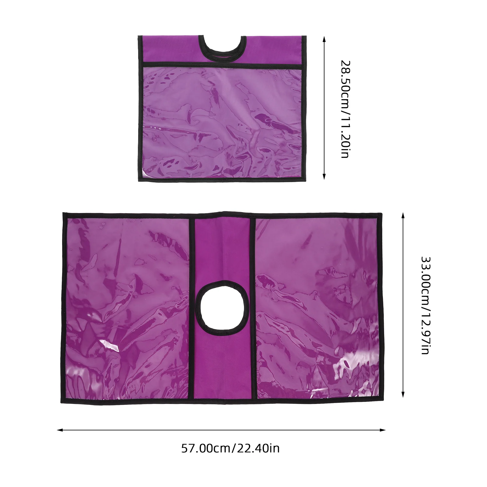 Fundas de cono de tráfico duraderas, PVC, Pe, visibilidad brillante, fácil instalación, cubierta de cono de advertencia de seguridad para exteriores, 2 uds.
