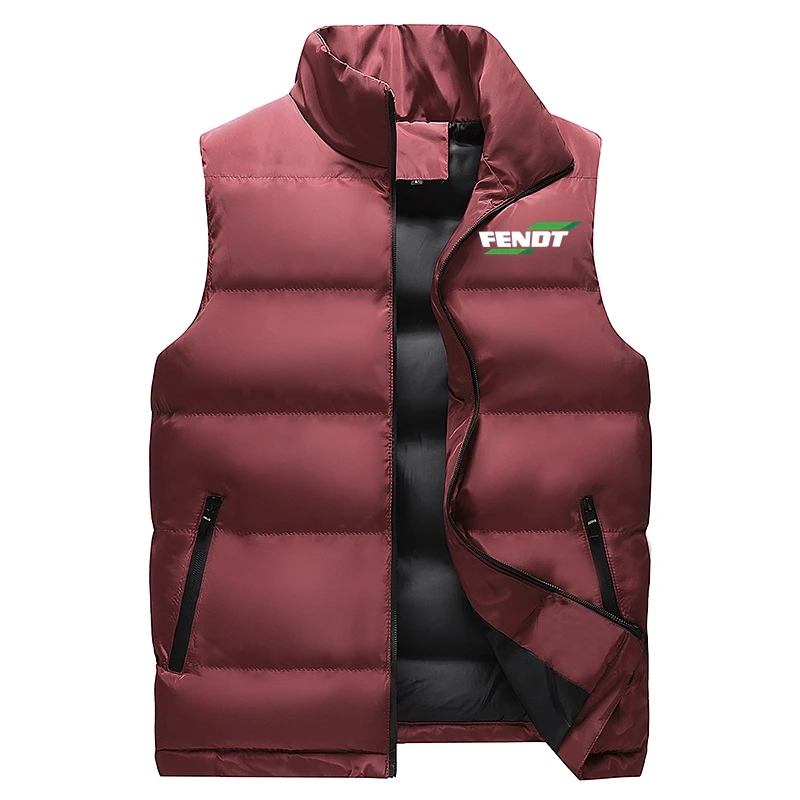 Men's sleeveless cotton vest, high neck jacket, warm clothing, trendy jacket full set jacket, winter fashion 2024 Coldressist