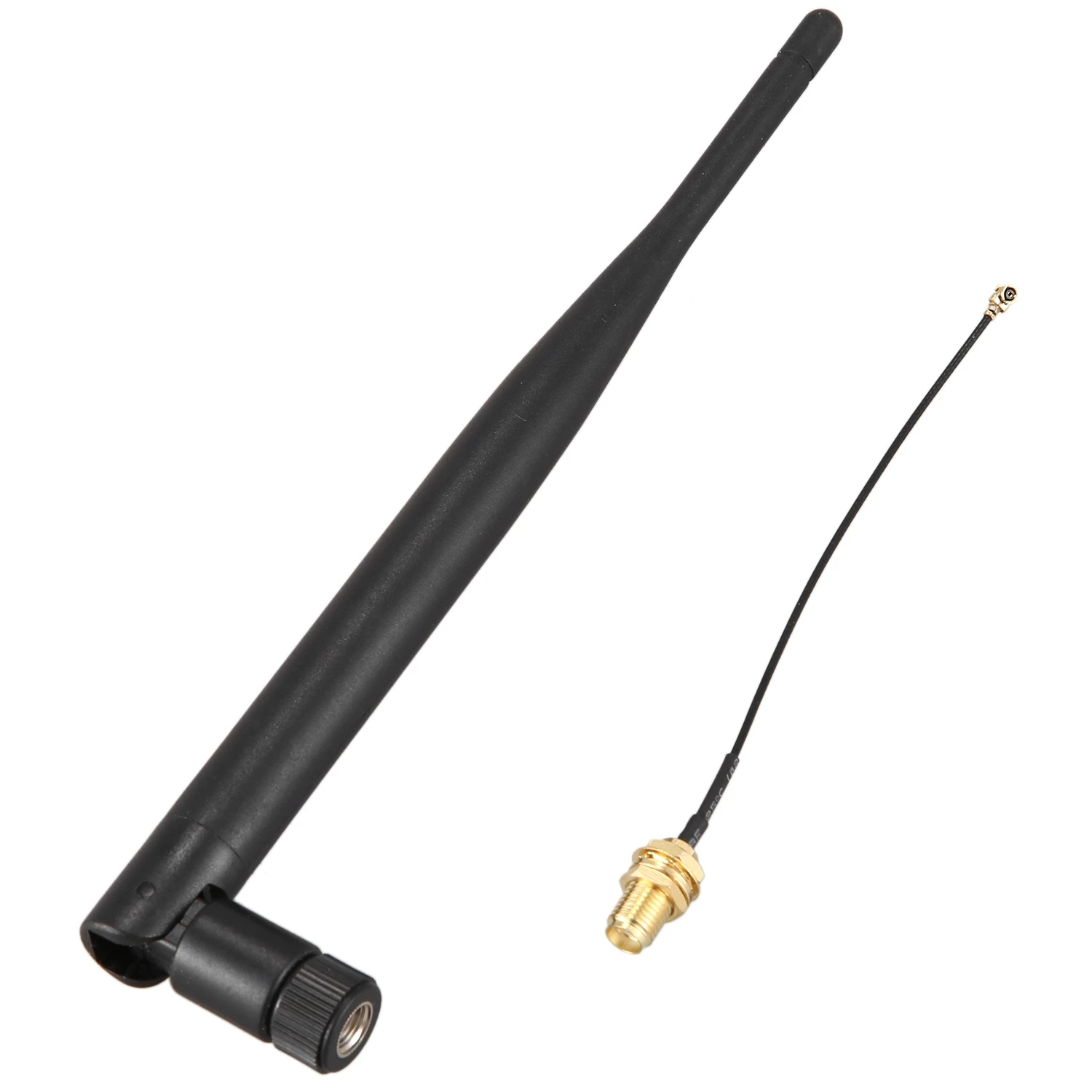 900-1800MHZ Antenna 5Dbi GSM RP-SMA Plug Rubber Waterproof Lorawan Antenna + IPX to SMA Small Cable Extension