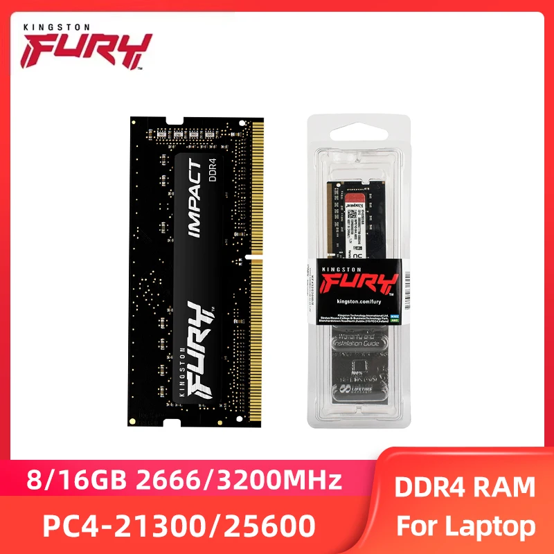 hyperx-fury-ddr4-laptop-memory-8gb-16gb-2666mhz-3200mhz-sodimm-pc4-21300-pc4-25600-high-speed-performance-ram-for-notebook
