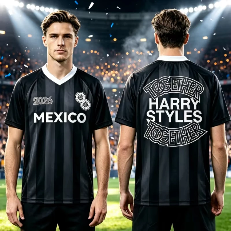 2026 Summer New Multi City Harry Styles Jersey Sports Concert Fan Daily Wear Men and Women Short Sleeve T-shirt Family Kids Tees