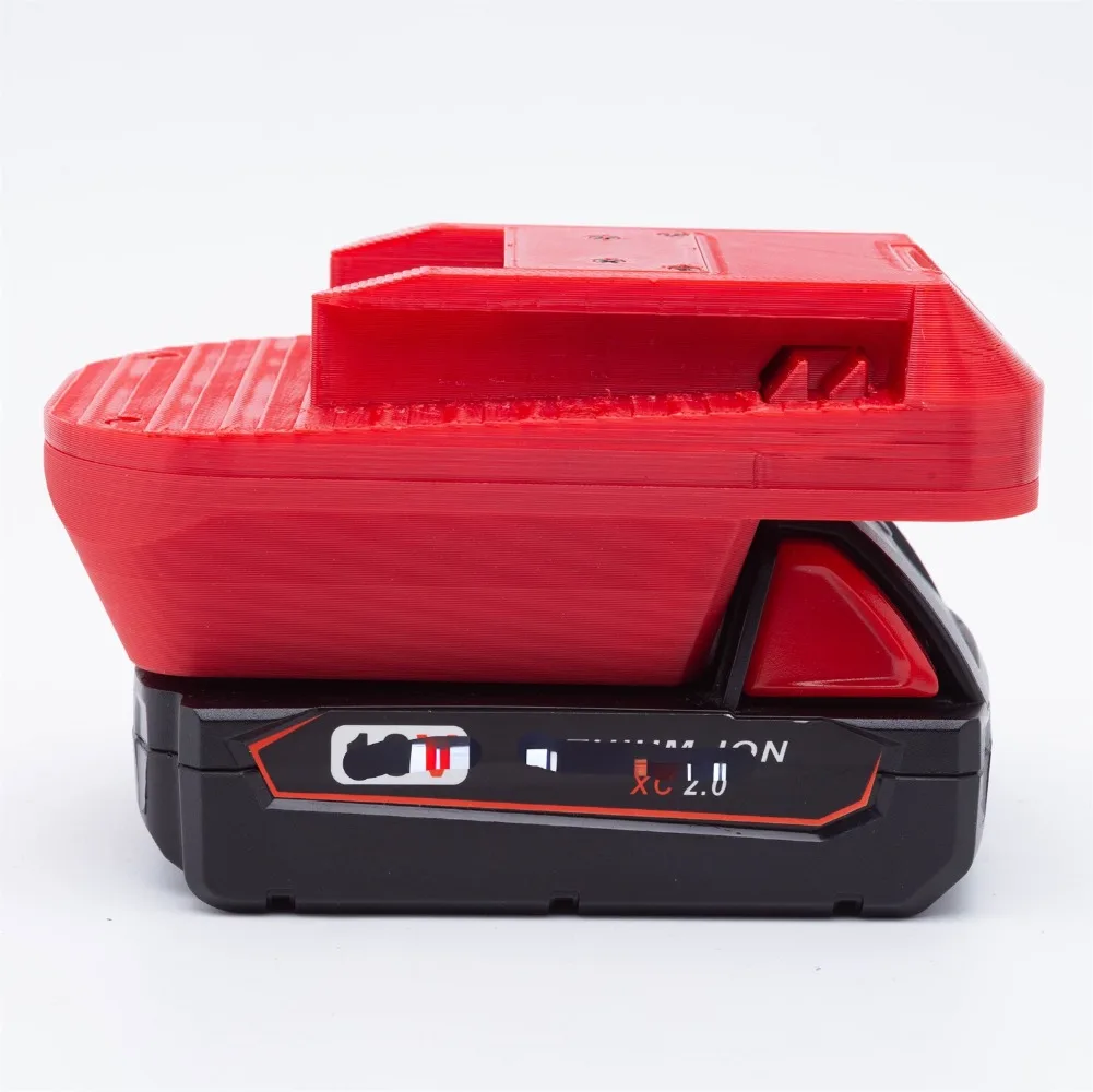 for Milwaukee M18 Li-ion Battery Converter Adapter Convert to for SKIL Nickel Electric Lighting Flashlight Tool