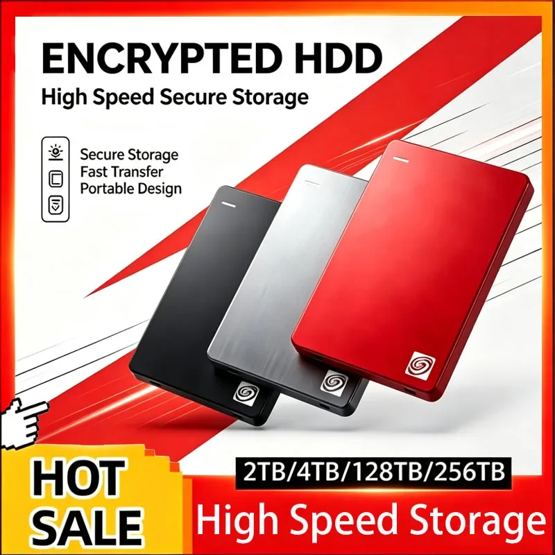 2.5 Inch Portable Expansion HDD USB3.0 Ultra Thin High Speed 1TB 2TB External Hard Drive for Data Backup Storage