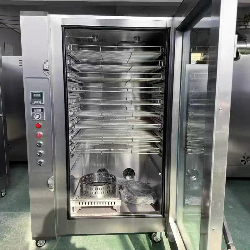 

Automatic Gas-Powered Meat Smoker Machine Catfish Smoking Oven for Chicken Fish Smokehouse Manufacturing Plant