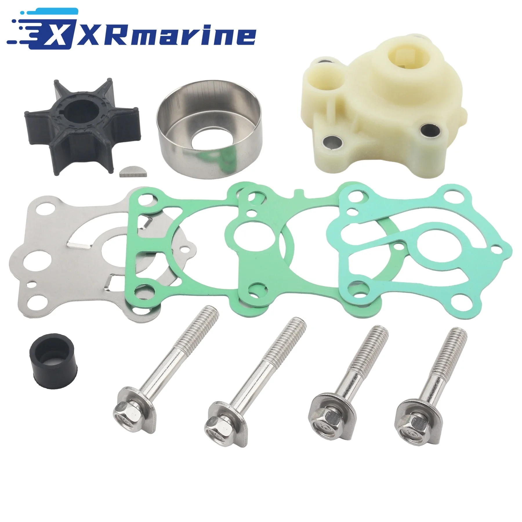 6H4-W0078 Water Pump Impeller Service Kit for Yamaha 2 Stroke 40hp 50hp Outboard 6H4-W0078-00 6H4-W0078-A0 18-3429