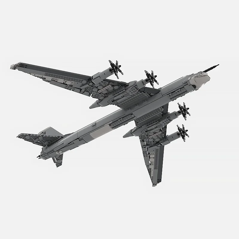 Moc Building Blocks Tupolev TU-95 Bear Bricks Model Toys - view 5