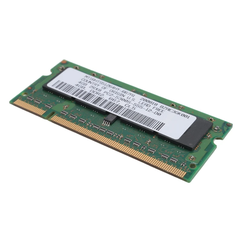 Top-DDR2 4GB Laptop Ram Memory 667Mhz PC2 5300 SODIMM 1.8V 200 Pins For  AMD Laptop Memory