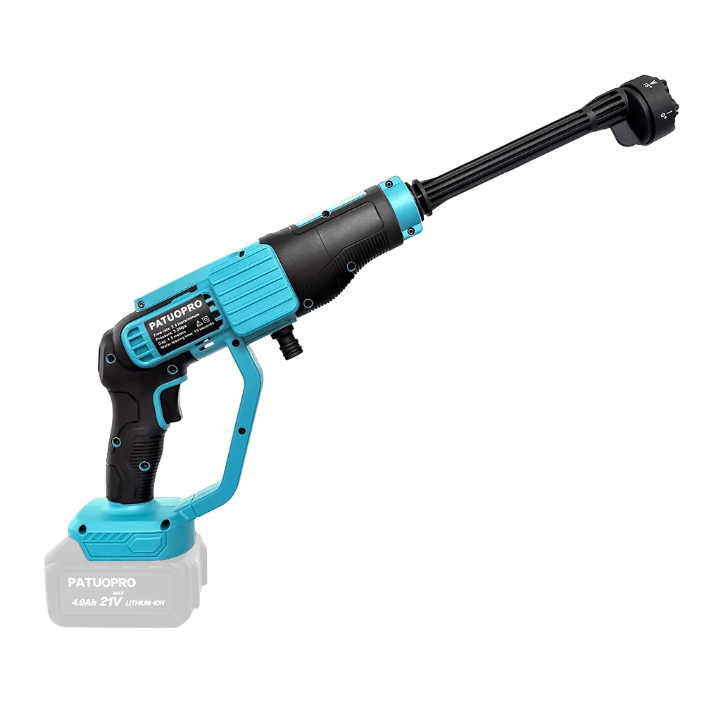 Portable Cordless High Pressure Washer Electric Adjustable Spray Water Gun Cleaner Handheld Washer Gun For Makita 18V Battery