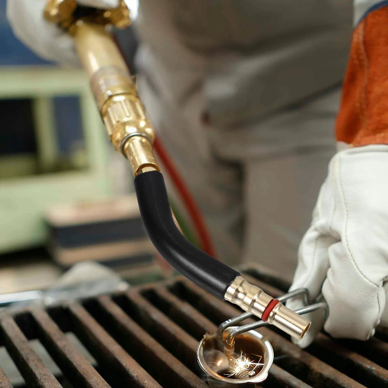 

Термостойкая изогнутая трубка для сварочного горелки с газовой защитой, сменная насадка для точной сварки и резки