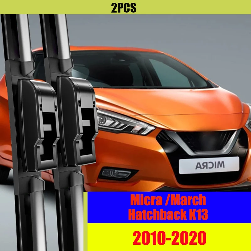 

Wiper Front Wiper Blades For Nissan Micra March K13 2010-2020 2011 2012 Windshield Windscreen Window 21"14" Accessories