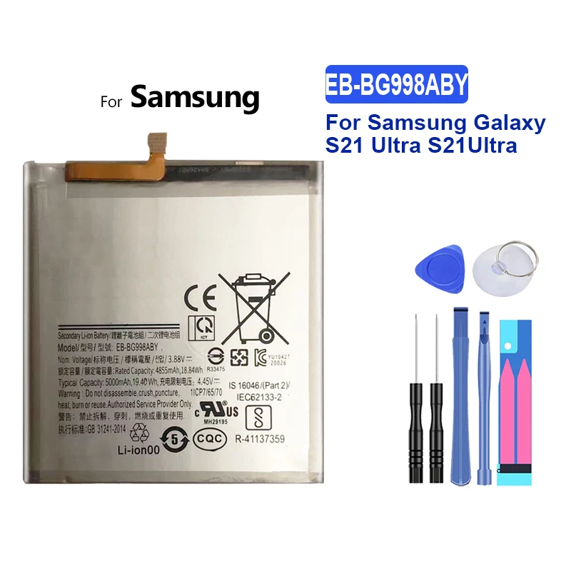 New EB-BG973ABU EB-BG975ABU EB-BG980ABY Battery For Samsung Galaxy S3 S4 S8 S9 S10 S10X S10E S20 S21 FE Version Plus Ultra