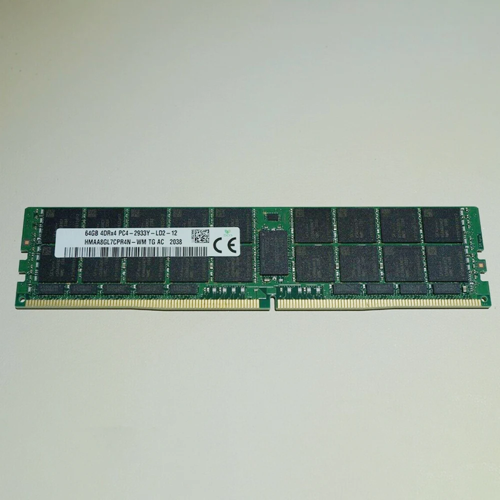 

1 шт. HMAA8GL7CPR4N-WM HMAA8GL7CPR4N 64G 4DRX4 PC4-2933Y 2933 серверная память LRDIMM для SK Hynix RAM 64 ГБ