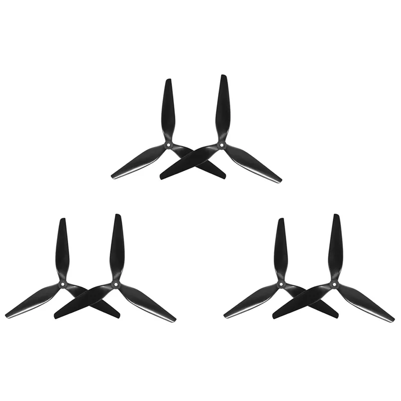 

Best-6Pcs 15 Inch Propeller 15X7x3 3 Blades High Efficiency Propeller CW+CCW For FPV Racing Drones
