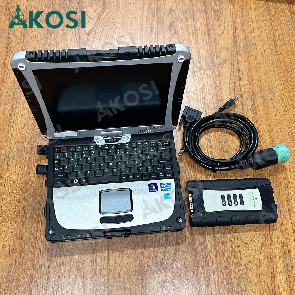 Agricultural Tractor and CF19 Laptop V5.3 AG CF EDL V3 Electronic Data Link Advisor Construction equipment Diagnostic tool