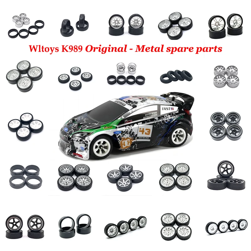 Upgrade Original Wltoys XK 284131 K969 K979 K989 K999 P929 P939 Front Rear Tires for 1/28 RC Off-Road Car Car Accessories