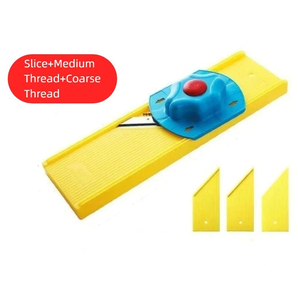 

Manual Vegetable Cutter Stainless Steel Speedy Slicing Potato Shredder with Hand Protector Plastic Vegetable Chopper Restaurant