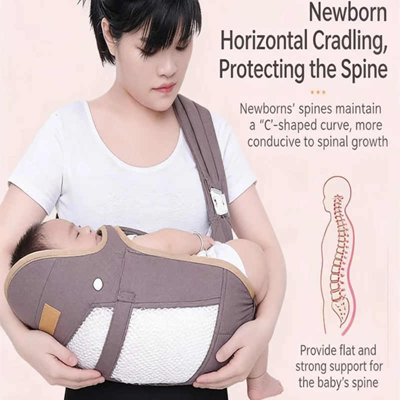 New Baby Going Out Safety Carrier Portable Front Hug Type Back Baby Out of The Baby Artifact Waist Stool Simple Three-in-one