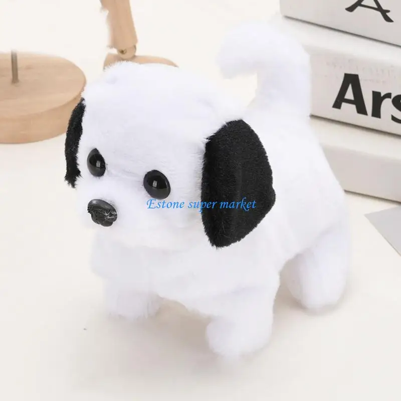 090B 7,87x6,3x6,7 "juguete para cachorros corteza eléctrica niños juguete eléctrico para perros que caminan