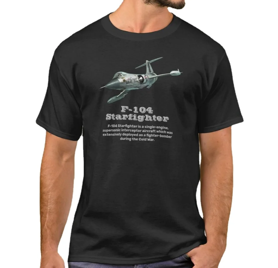 US Air Force F-104 Starfighter Fighter T-Shirt. Summer Cotton O-Neck Short Sleeve Mens T Shirt New S-3XL