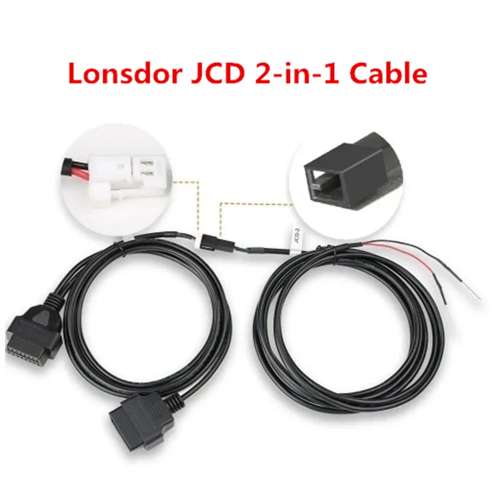 Lonsdor JCD 2-in-1 Multifunctional Programming Cable Work With K518ISE Key Programmer For Jeep/Chrysler/Dodge/Fiat/Maserati