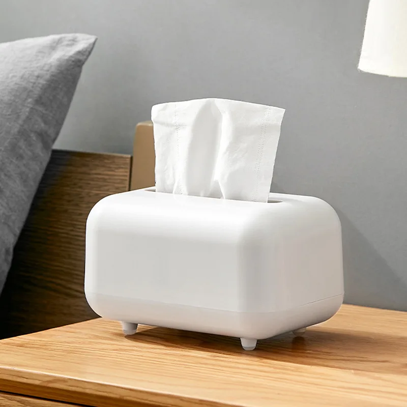 Magnetic Bread Style Tissue Boxes Living Room Dining Draw Paper Dispenser Holder Anti-slip Mats Wet Wipes Napkin Tissue Case