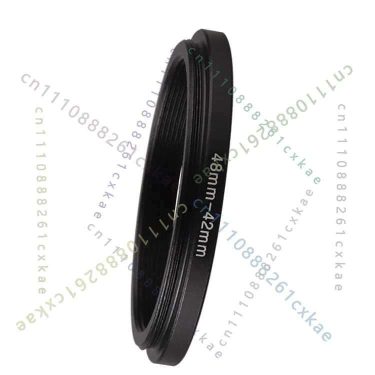 1pcs 48‑42mm Filter Step‑Down Adapter Ring 48mm Male to 42mm Female Thread Converter For Camera Lens Filter Mount Accessory