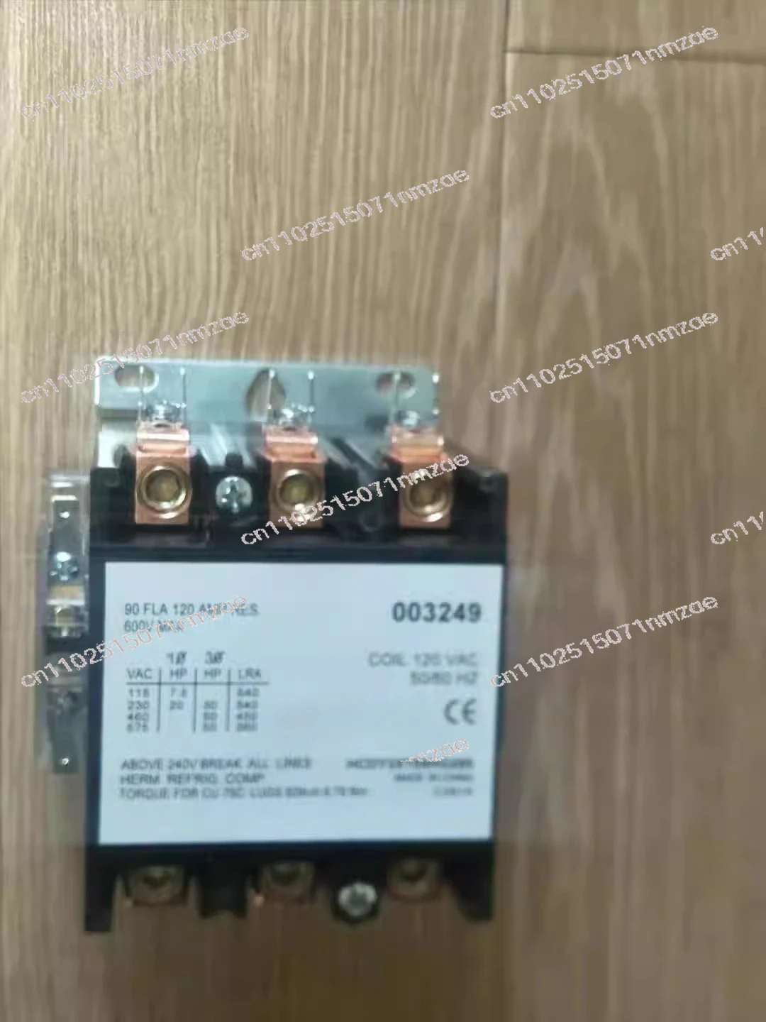 003249 Main Contactor for MAXPRO200  Cutter 90A 3P 120VAC