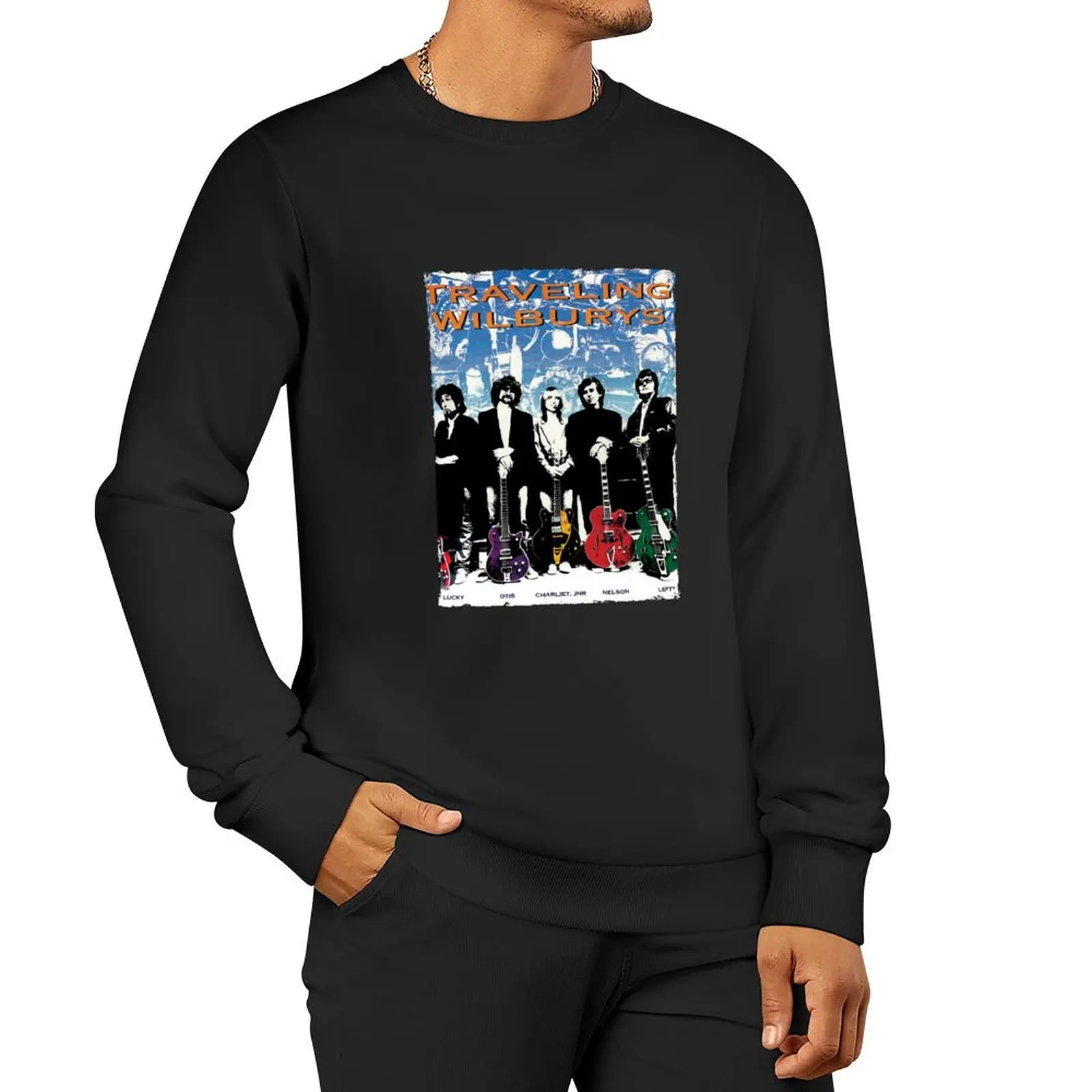 The Traveling Wilburys Band Pullover Hoodie male clothes men's sweatshirt