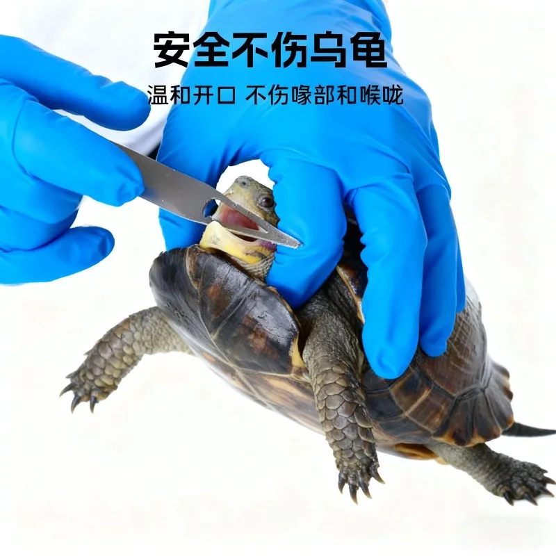 Reptile Feeding Syringe with Soft Tube, Turtle Mouth Opener for Liquid Medicine, Force Feeding Tool for Sick Tortoise Snake