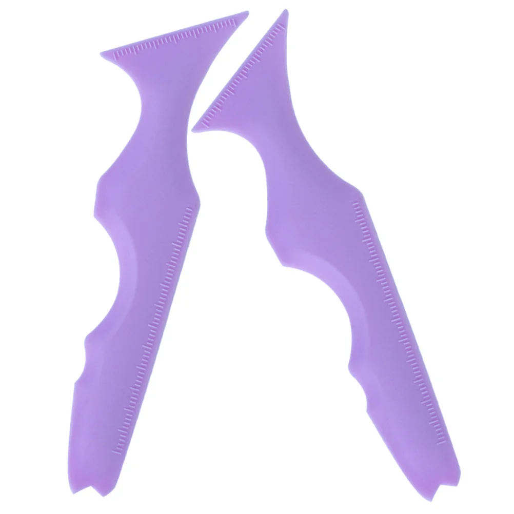 2 pezzi stencil per eyeliner guida per il trucco modello di fodera alata ombretto strumento per l'applicazione delle labbra stencil per eyeliner multifunzionali