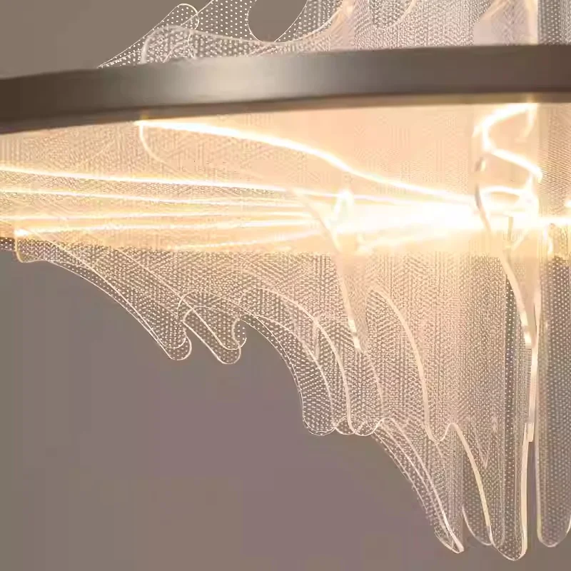 Lámpara colgante de diseño italiano, luz de techo minimalista para dormitorio, diseño de arte Circular, cafetería, creativo ins danés