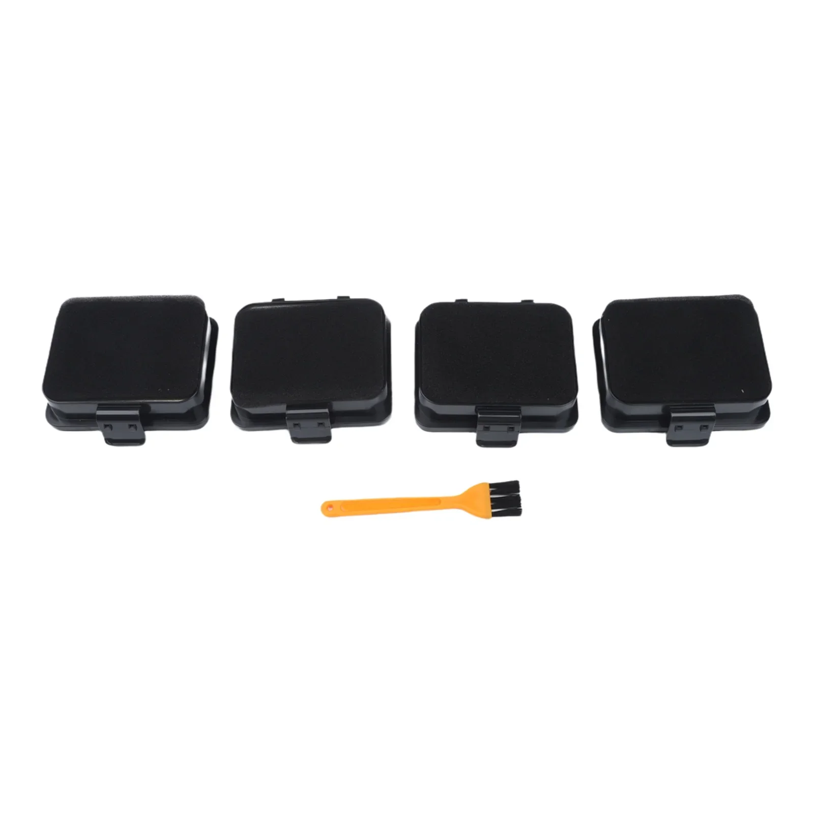 4 Piece Vacuum Filter Replacement Pack Compatible with For Bosch GAS 18V 1 Includes Cleaning Brush and Fits Listed Part Numbers