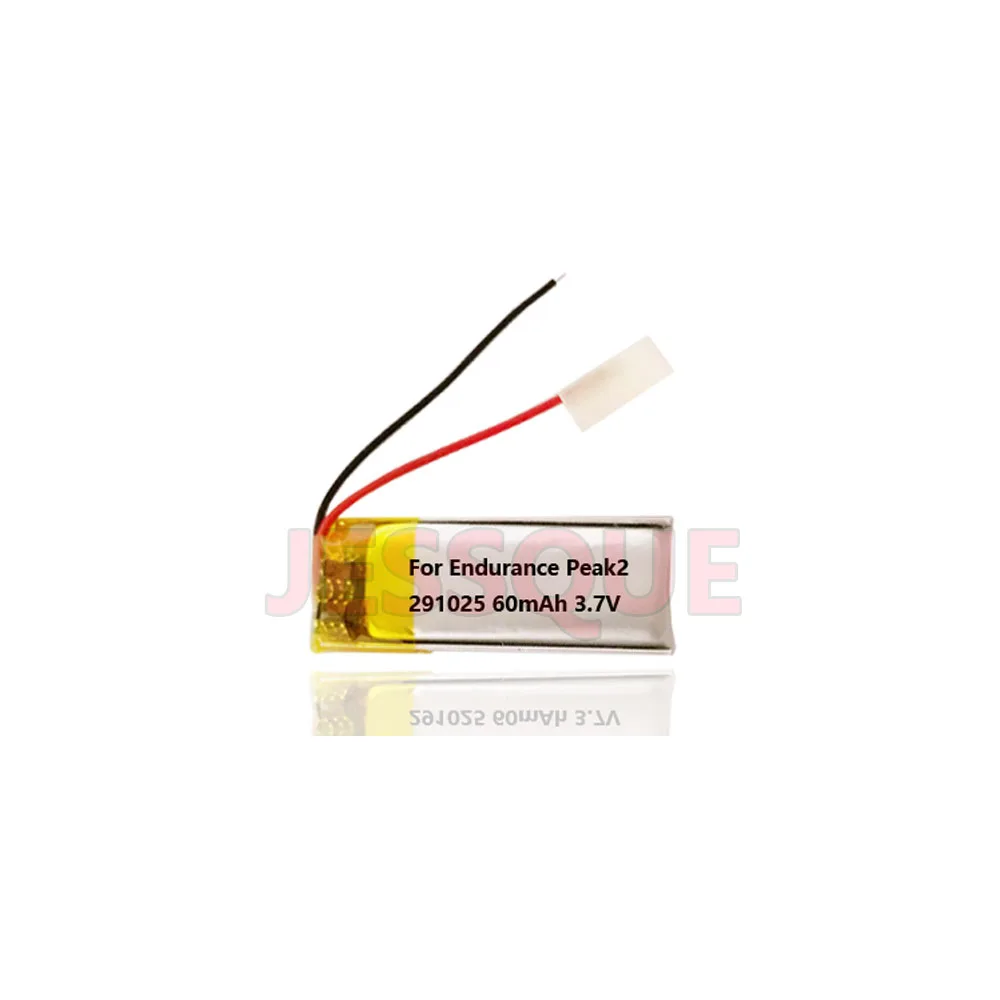 60mAh 291025 Battery For JBL Endurance Peak 2 Peak2 Gaming TWS Handsfree Headphone Airpods