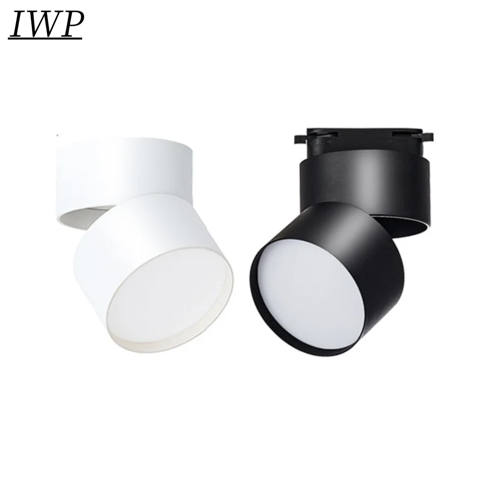 Montowane na powierzchni lub szyna torowa sufitowe z możliwością przyciemniania Downlight 12 w16w 20W AC85-265V światła reflektor LED do wystrój salonu Indooor